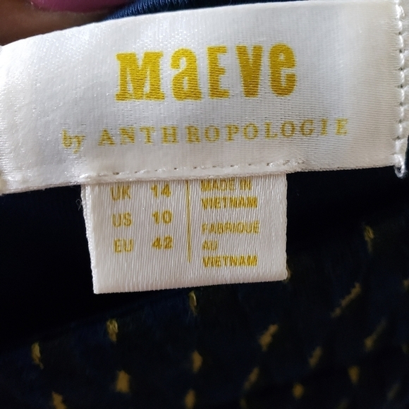 MAEVE by ANTHROPOLOGIE Navy Mini Skirt - Picture 6 of 7